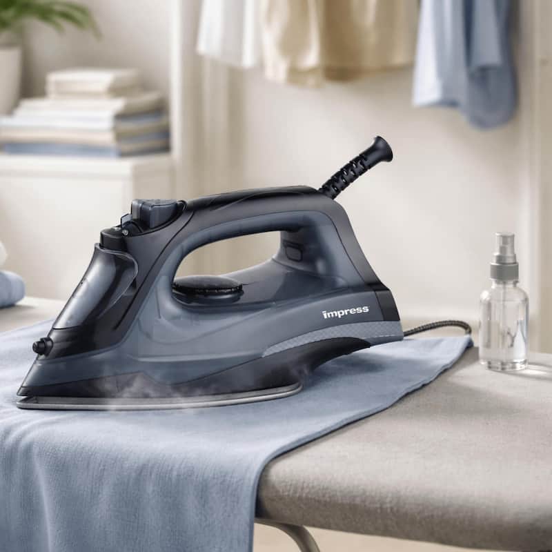Impress Mid-Size Steam and Dry Iron with Spray/Burst