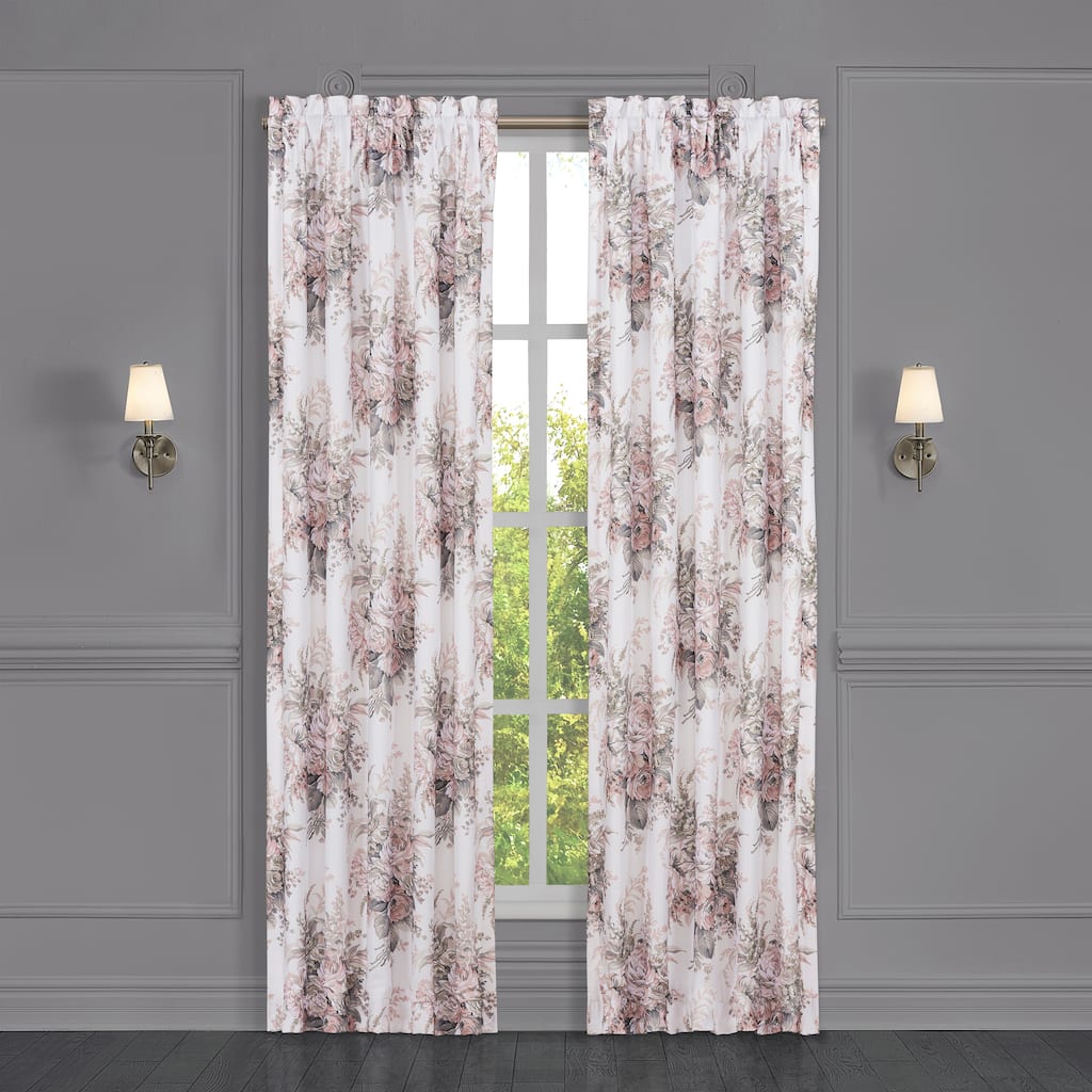 Royal Court Estelle Blush 84" Window Panel Pair