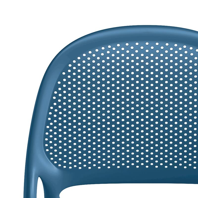 Shay Set of 4 Stackable Dining Chairs, Indoor/Outoor