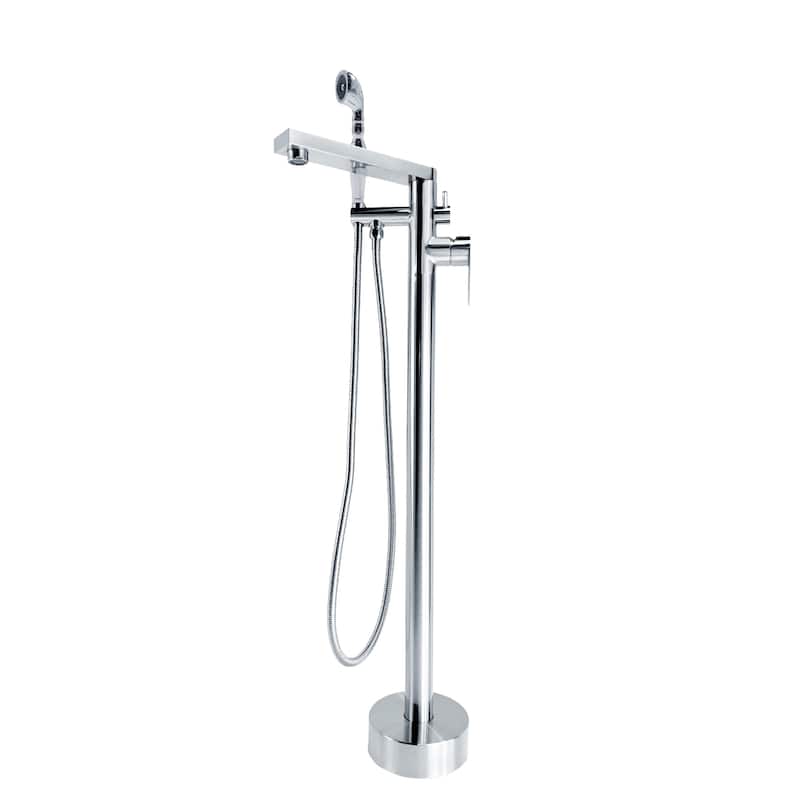 Venus Square Head Tub Filler Faucet with Handshower