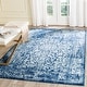 preview thumbnail 204 of 224, SAFAVIEH Evoke Quinn Vintage Distressed Rug 6' x 8' - Navy/Ivory - Rectangle