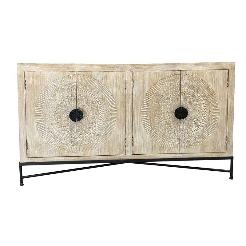 Ashford Carved Wood Sideboard