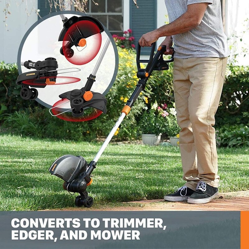 PAXCESS SF8A220 20 Volt 12 Inch Cordless String Trimmer Yard Tool