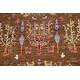 preview thumbnail 4 of 14, Floral Animal Pictorial Ziegler Oriental Area Rug Handmade Wool Carpet - 3'4" x 4'11"