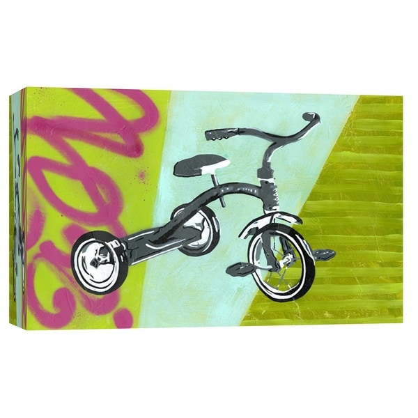 PTM Images 9-103737 PTM Canvas Collection 8" x 10" - "Tricycle" Giclee Abstract Art Print on Canvas