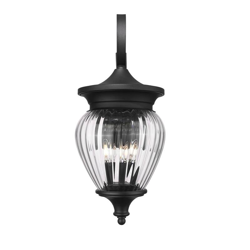 Z-Lite 5016B Davina 4 Light 28" Tall Marine Grade Outdoor Wall Sconce