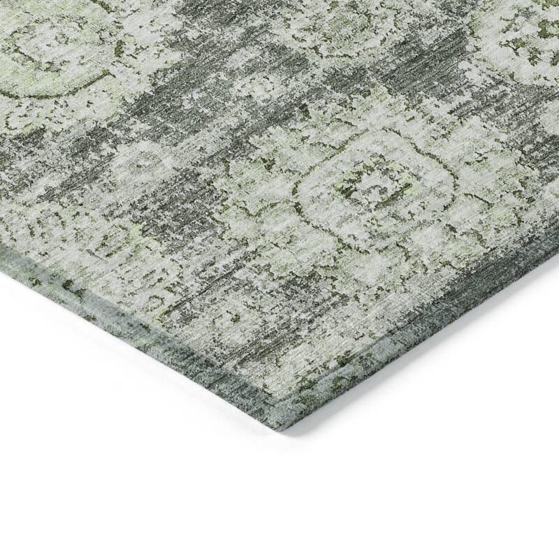 HomeRoots Floral Transitional Rectangle Outdoor Rug