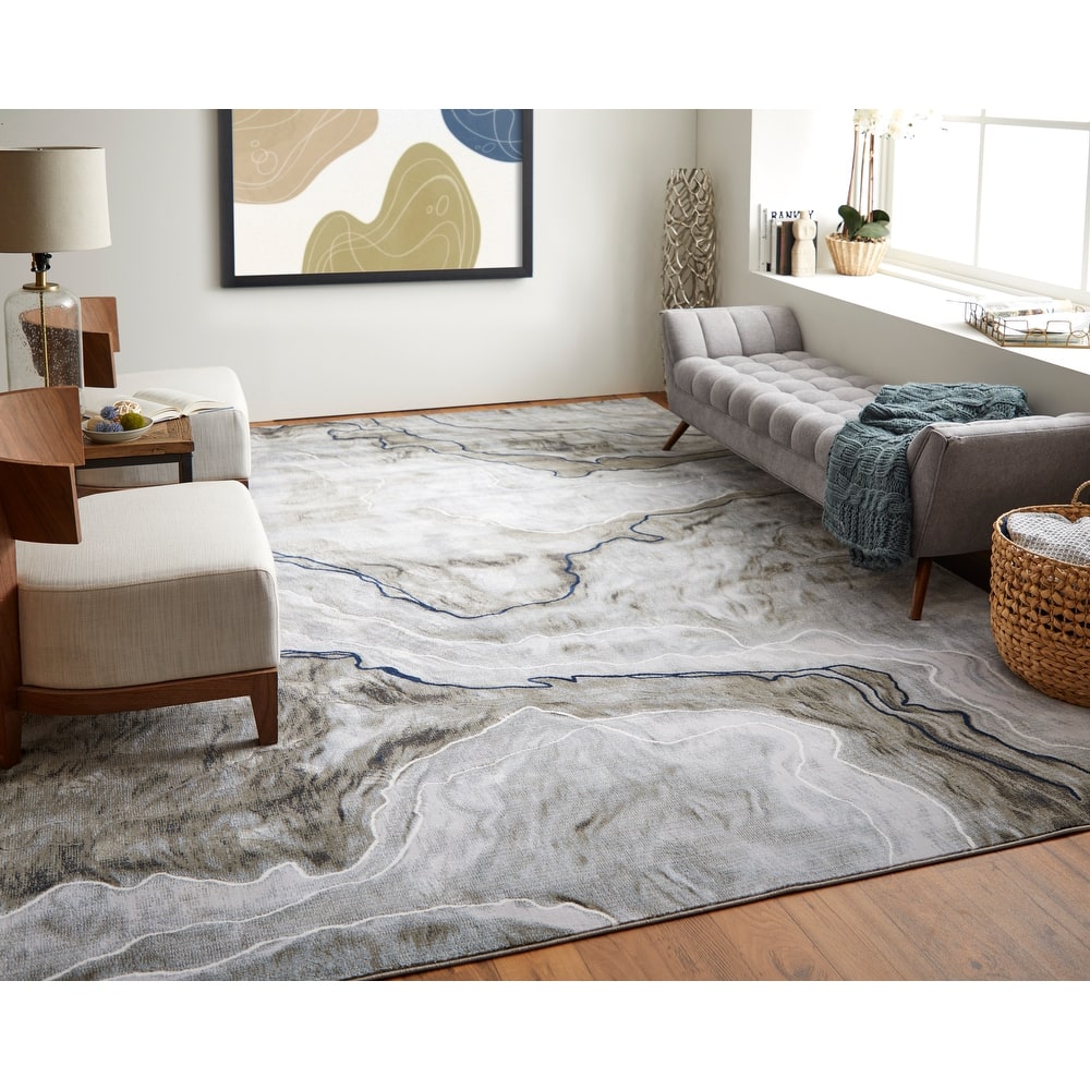 Javers Abstract Modern Area Rug
