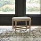 preview thumbnail 1 of 6, Devonshire Weathered Sandstone Console Stool - Width 29" x Depth 16" x Height 24" Sandstone