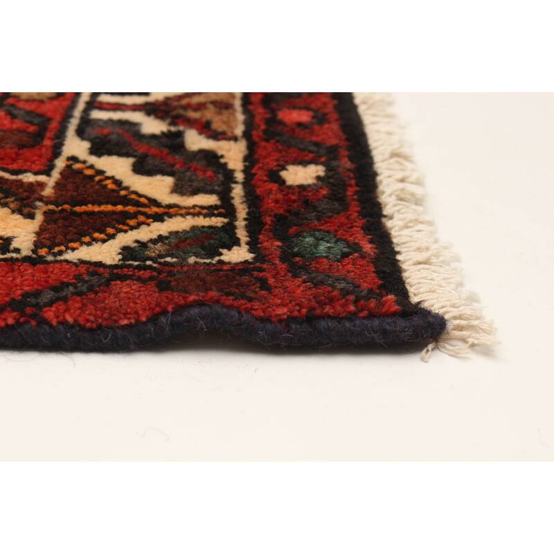 ECARPETGALLERY Hand-knotted Andelz Black Wool Rug - 3'5 x 9'9