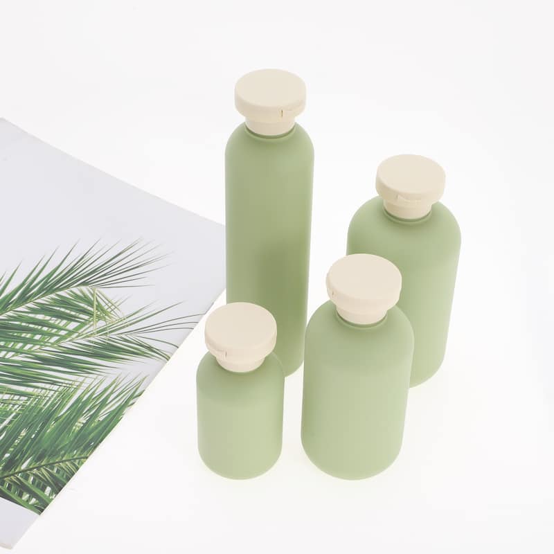 Flip Cap Soap Dispenser for Bathroom 1 Pc - Green