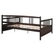 preview thumbnail 14 of 16, Full Size Modern Elegant Style Daybed with Support Legs and Headboard,Underbed Storage