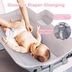 preview thumbnail 9 of 18, Babyjoy 4-in-1 Convertible Portable Baby Playard Newborn Napper with - See Details