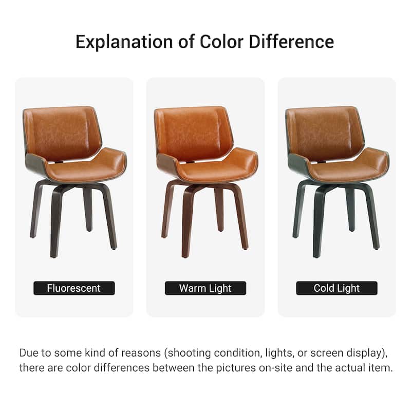 Art Leon Mid-century Modern Swivel Accent Chair