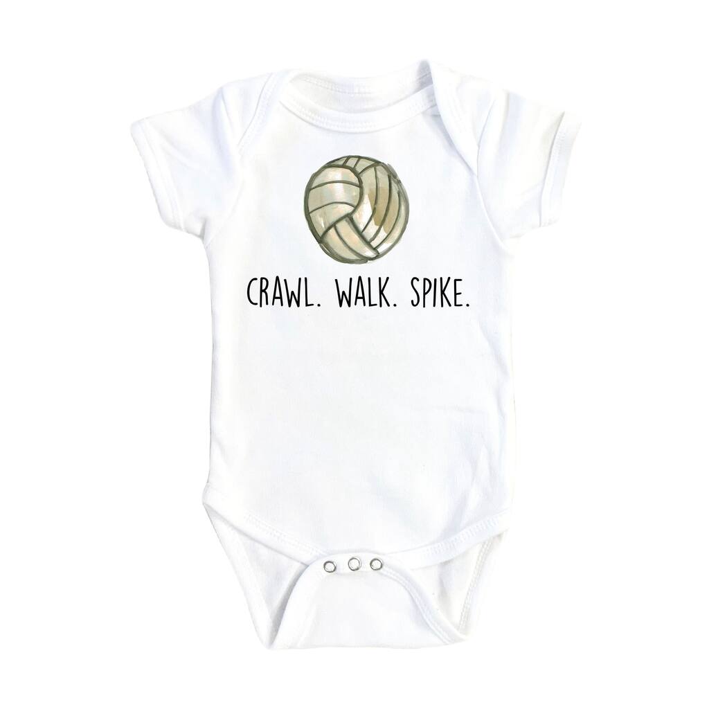 Volleyball - Baby Boy Girl Clothes Infant Bodysuit Funny Cute Newborn 1D