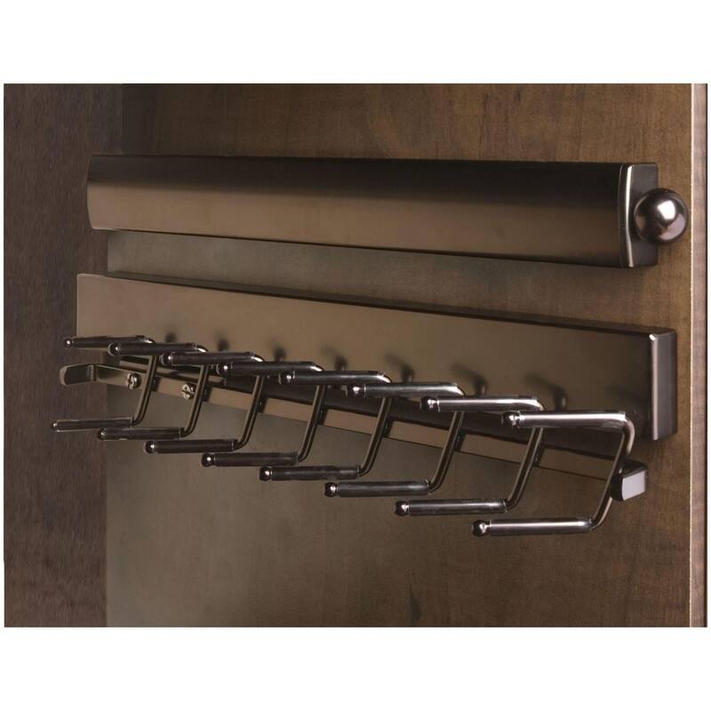 Rev-A-Shelf Sidelines 13-3/4 Inch Pull Out Tie Organizer