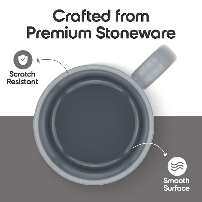 Omniware Teaz Cafe 11 oz Classic Mug - 3" D x 3.75" H