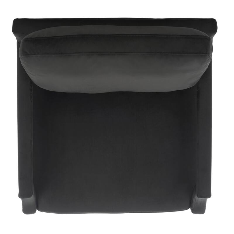 SAFAVIEH Genoa Upholstered Velvet Arm Chair - 25.8" W x 29.1" L x 35" H