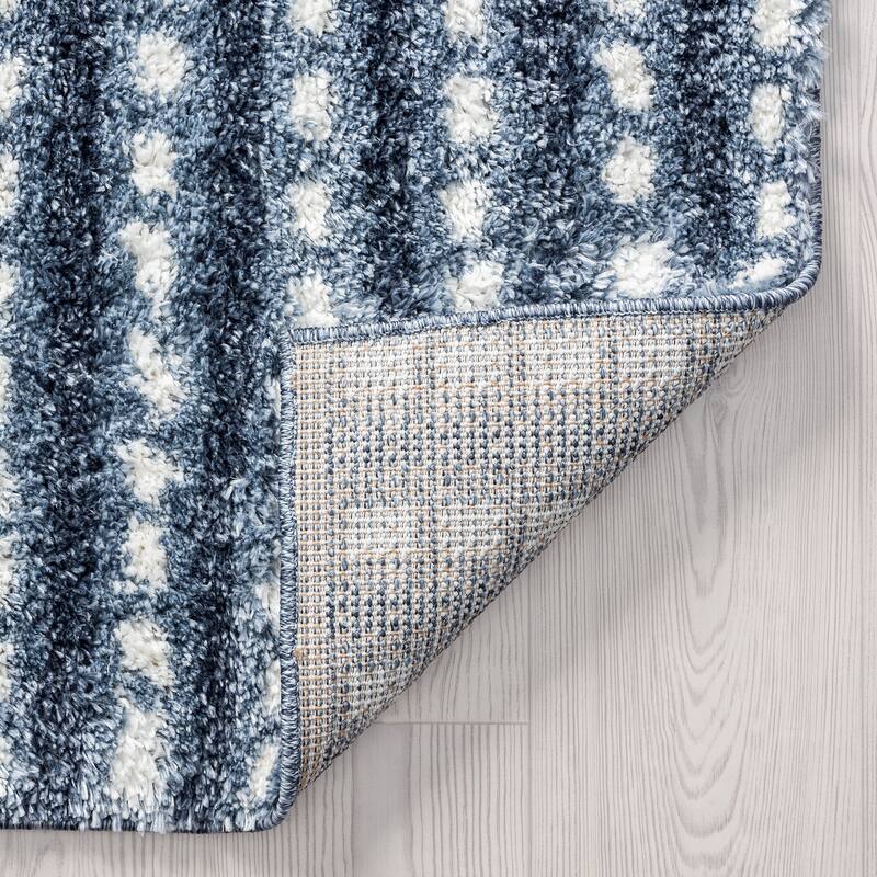 Augusta Shag Modern & Contemporary Stripe Indoor Area Rug