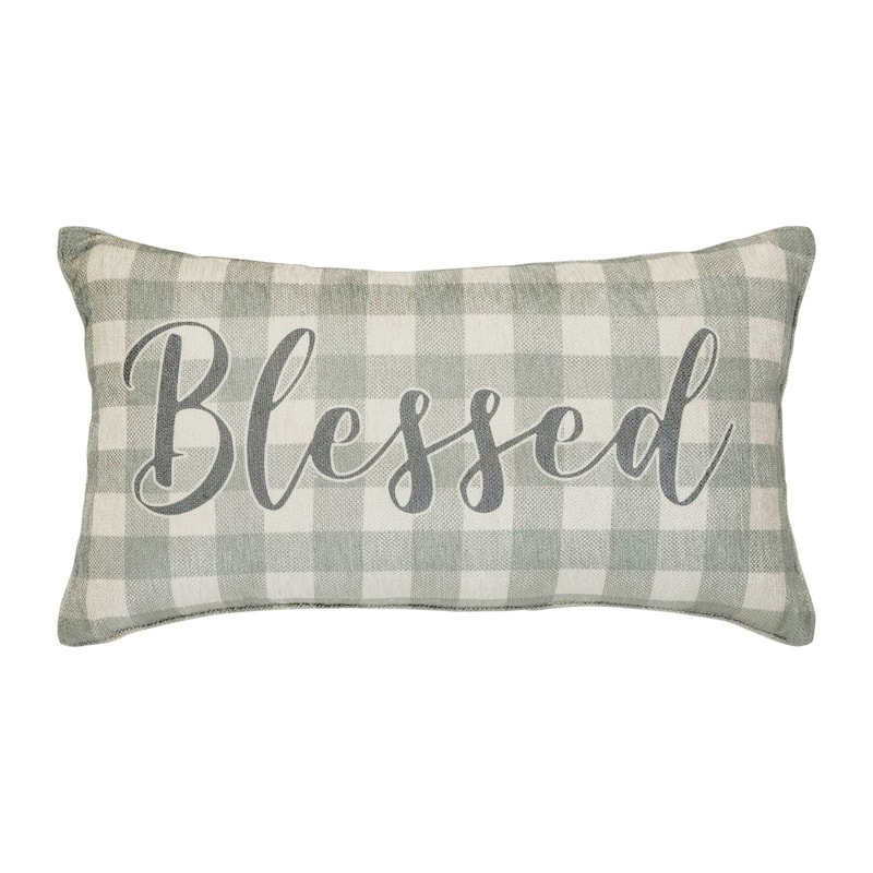 Celebrate Grace Blessed Pillow 7x13