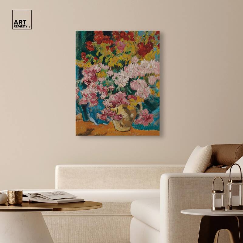 Give him Flores Canvas by Art Remedy, Gallery Wrapped