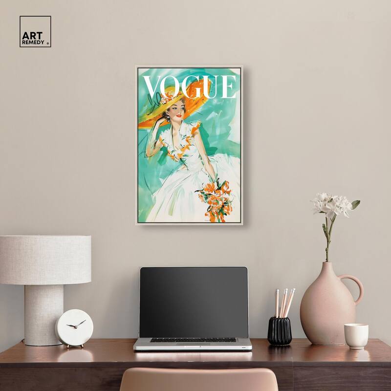 In the Summer Breeze Cover Canvas by Art Remedy