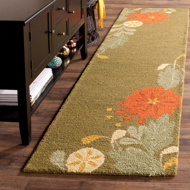 Martha Stewart by SAFAVIEH Picture Block Floral Rug - 4' x 6' - Pup Tent - Rectangle