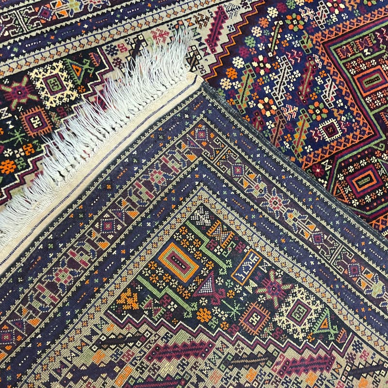HERAT ORIENTAL Handmade Balouchi Wool Rug - 3'10" x 6'6"