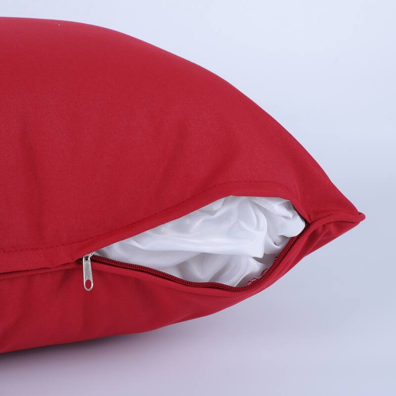 2 Pieces Waterproof Polyester Patio Seat and Back Cushions 24x24 Deep Comfort for Outdoor Seating