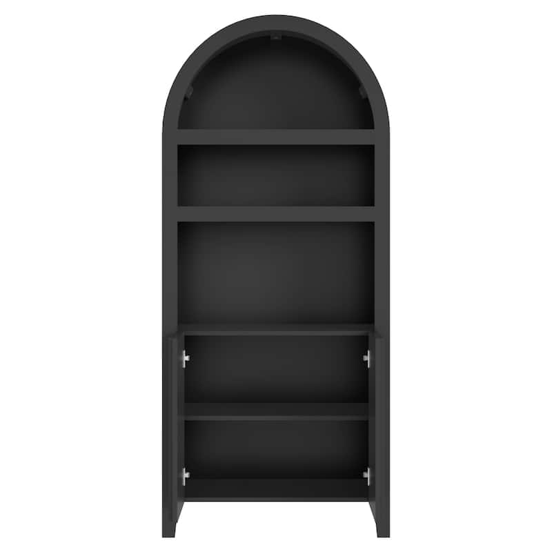 Arch Bookshelf Multi-Purpose Shelf for Living Room Kitchen