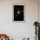 preview thumbnail 12 of 62, Astrology Map, Solar System Planets Modern Black Canvas Wall Art Print for Bedroom