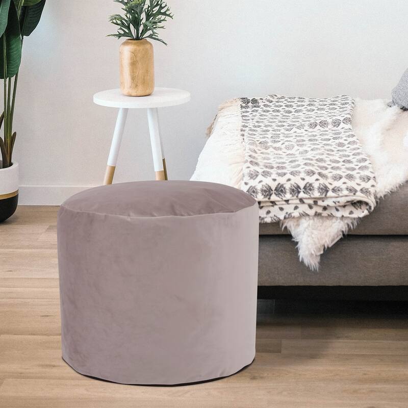 Allan Andrews Tall Pouf Bella Ash