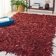 preview thumbnail 10 of 136, SAFAVIEH Handmade Leather Shag Carlijn Modern Decorative Rug