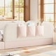 preview thumbnail 4 of 124, Twin/Full/Queen Teddy Fleece Floor Bed with Upholstered Safety Rails and Pocket