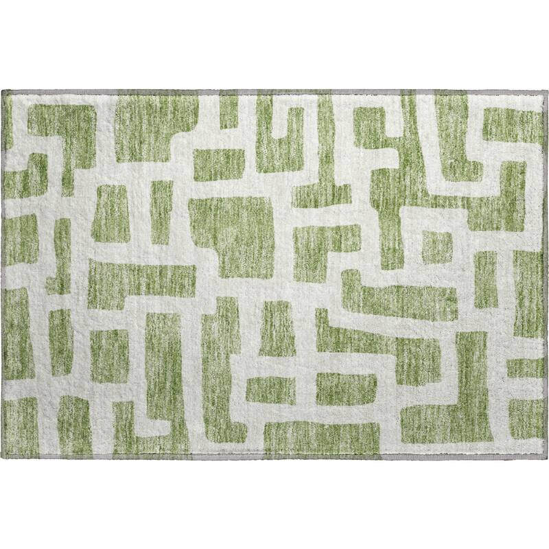 Premium Washable Super Soft Geo Maze Mayfield Rug