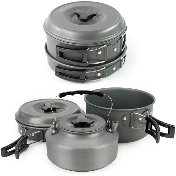 backpacking stove and pot set
