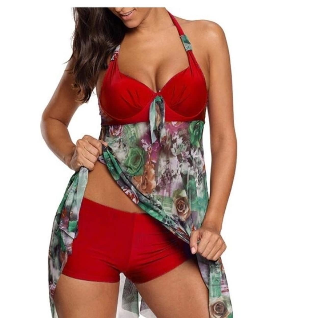 tankini with boyshort bottoms