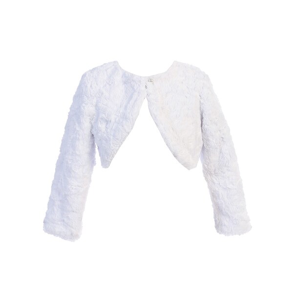 baby girl white coat