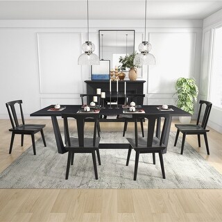 Rectangular MDF Dining Table - Bed Bath & Beyond - 39221164