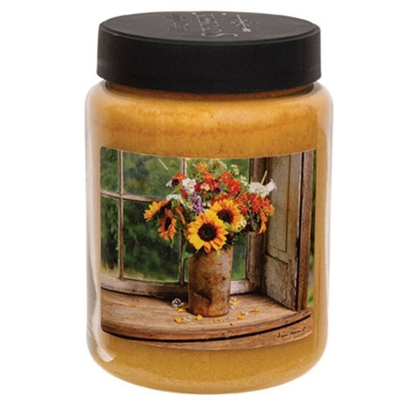 26oz Scented Jar Candle with Dual Wicks and Clean-Burning Paraffin Wax 140 Hour Burn Time - 4”L x 4”W x 5.50"H