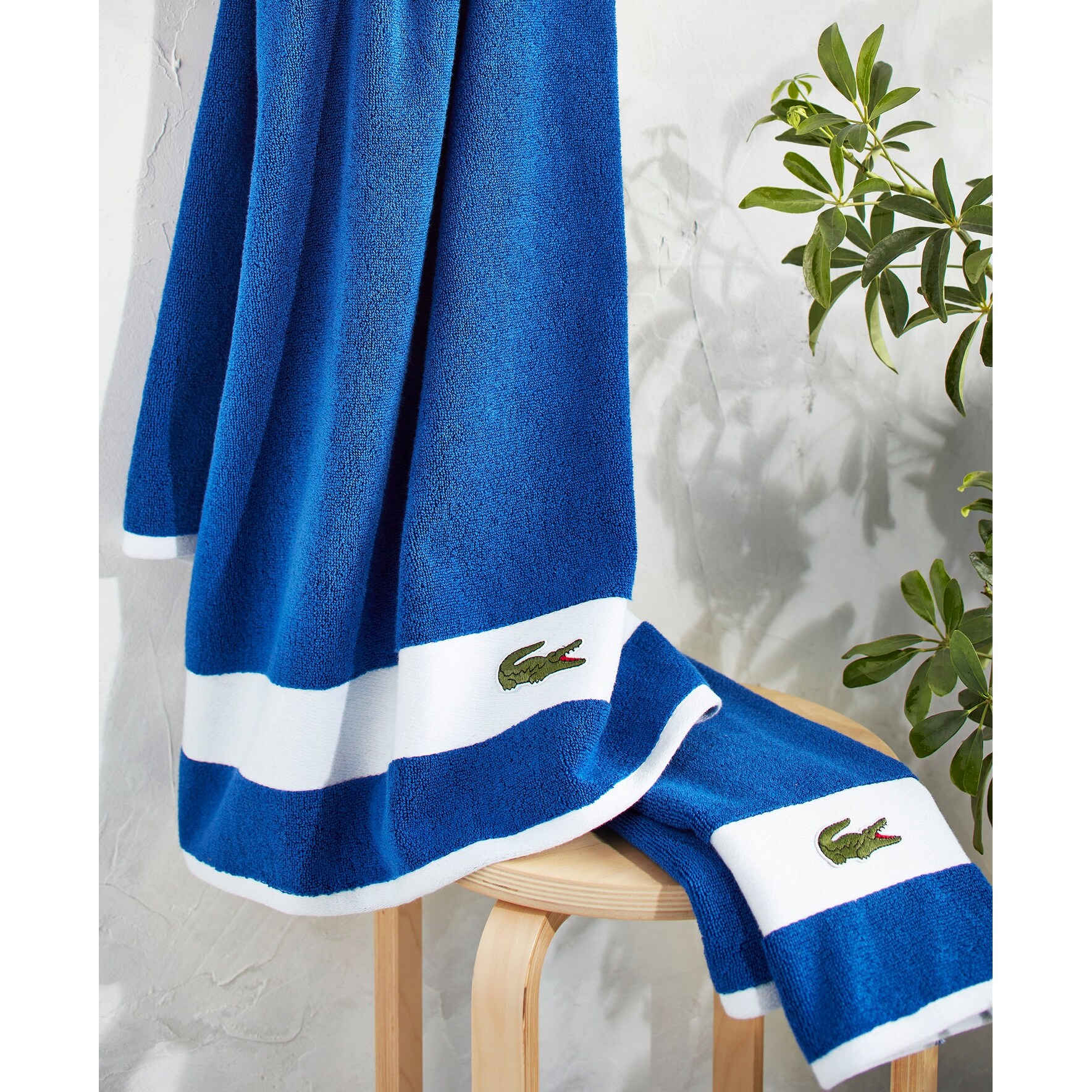Lacoste Heritage Sport Stripe 100 Cotton Towel On Sale Bed Bath Beyond 40421655
