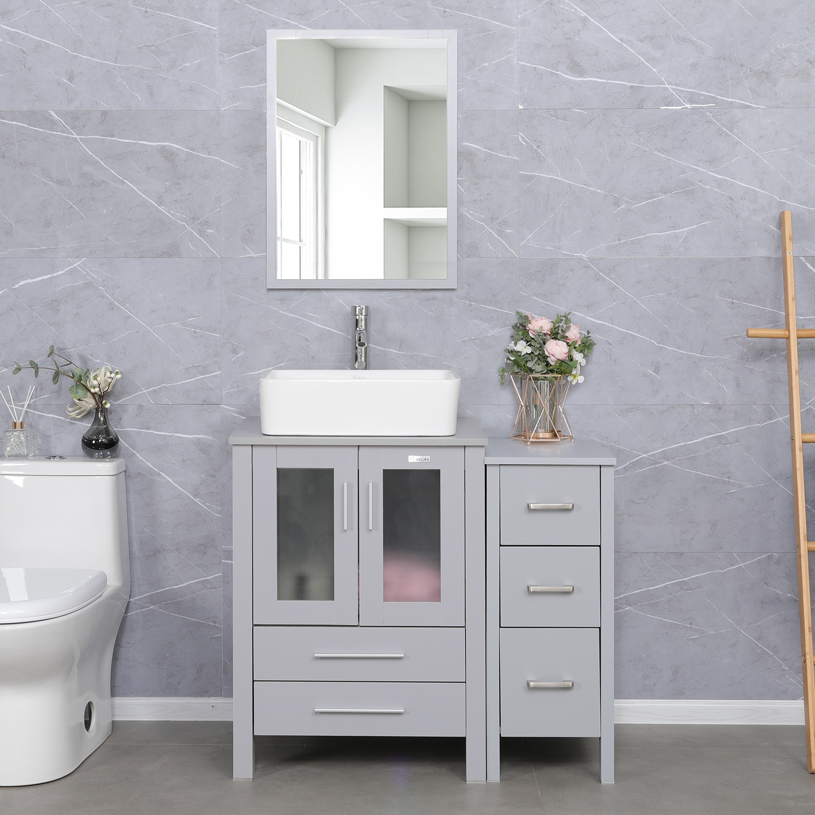 Bathroom vanity sink faucet clearance combo
