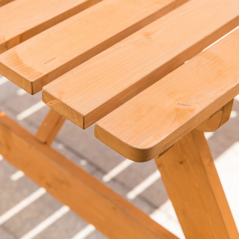 A-Frame Outdoor Patio Deck Garden Picnic Table