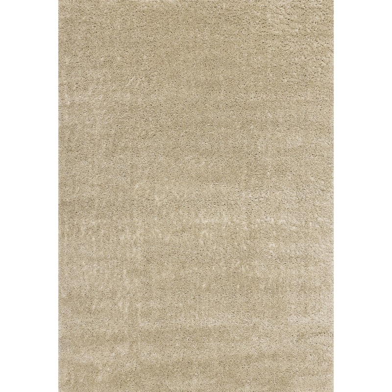 HomeRoots Solid Color Modern Rectangle Area Rug - 4' X 6'