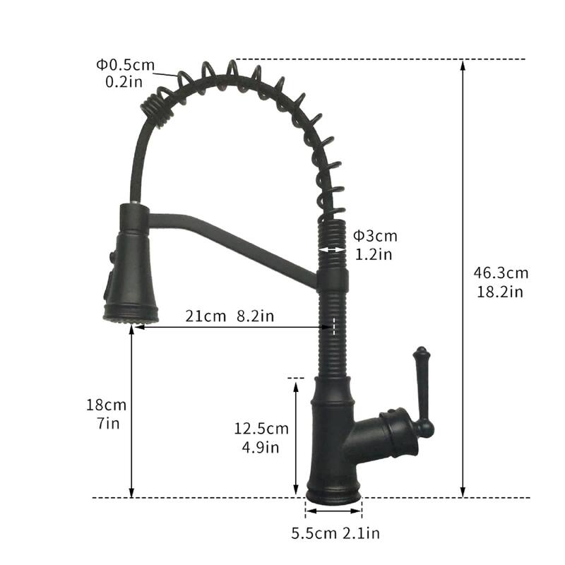 Kitchen Faucet with Pull Down Sprayer