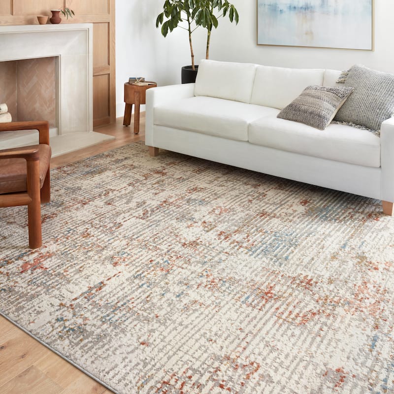 Alexander Home Madison Sky Abstract Area Rug - 3' 11" x 5' 7" - Runner/Rectangle