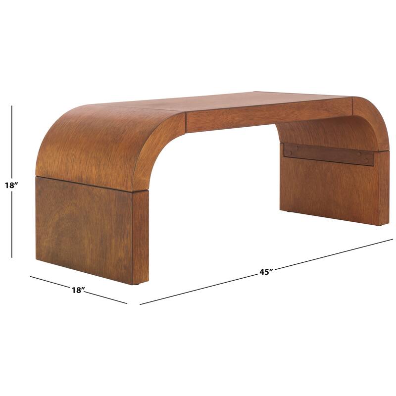 SAFAVIEH Liasonya Curved Coffee Table - 45"W x 18"D x 18"H