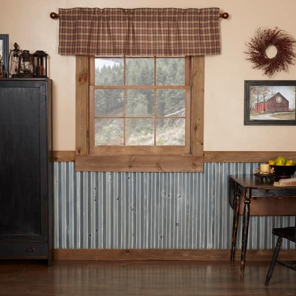 slide 1 of 6, Crosswoods Valance 16x60