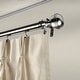 preview thumbnail 2 of 3, InStyleDesign Jupiter Cordless Traverse Rod 110 to 156 inches - Satin Nickel