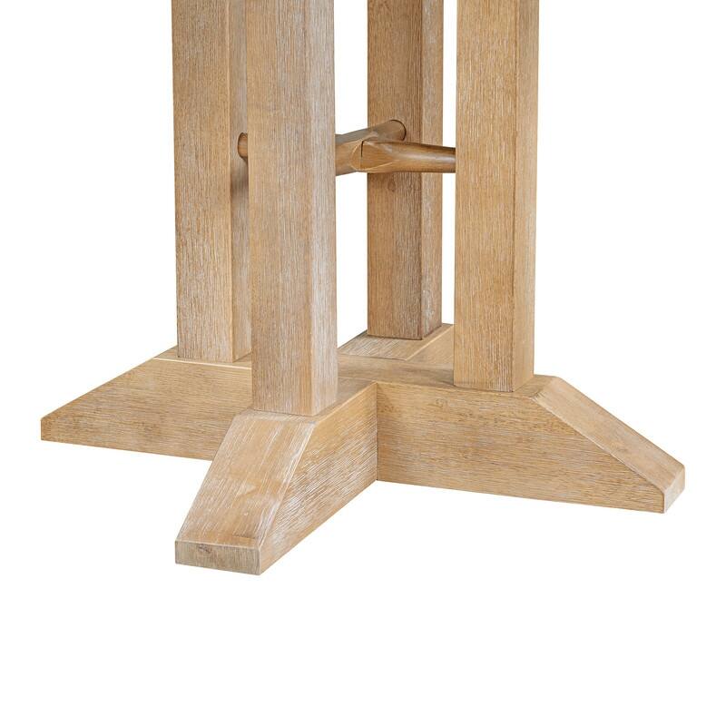 Spruce & Spring Round Dining Table Set for 4, Extendable 5-Piece Mid Century Modern Farmhouse Table with Upholstered Chairs